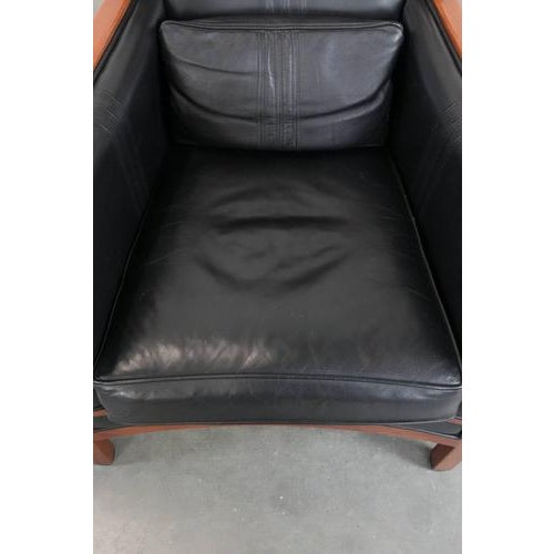 Art Deco Decoforma Series Armchairs in Black Leather from Schuitema, Set of 2 For Sale - Image 6 of 18