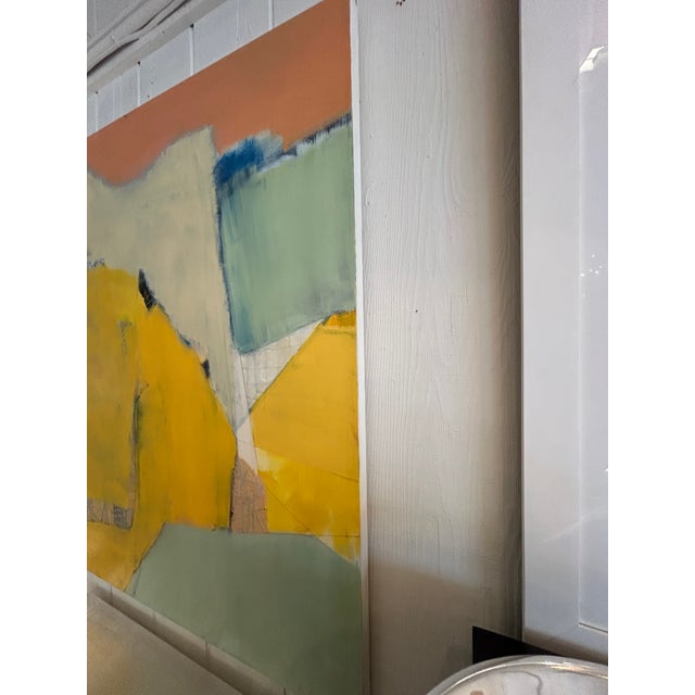 Modern Large Abstract Painting in Gorgeous Colors For Sale - Image 3 of 12