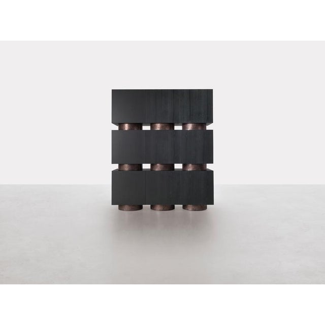 Rubik container by somaschini dimensions: w 150 x d 50 x h 180 cm materials: plywood structure and door with workmanship...
