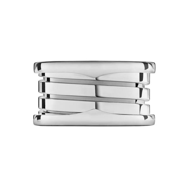 Bulgari "B.zero1" Four Band Ring in 18k White Gold, Size 7, Retail $3,550