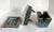 Black Vintage Handmade Glazed Pottery Three Pieces Box For Sale - Image 8 of 12