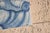 Baroque Antique 18th Century Blue and White Portuguese Tile Depicting a Foot on a Rocaille Ribbon For Sale - Image 3 of 9