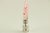 Contemporary White & Red Millefiori Glass Lamp Finial For Sale - Image 3 of 4