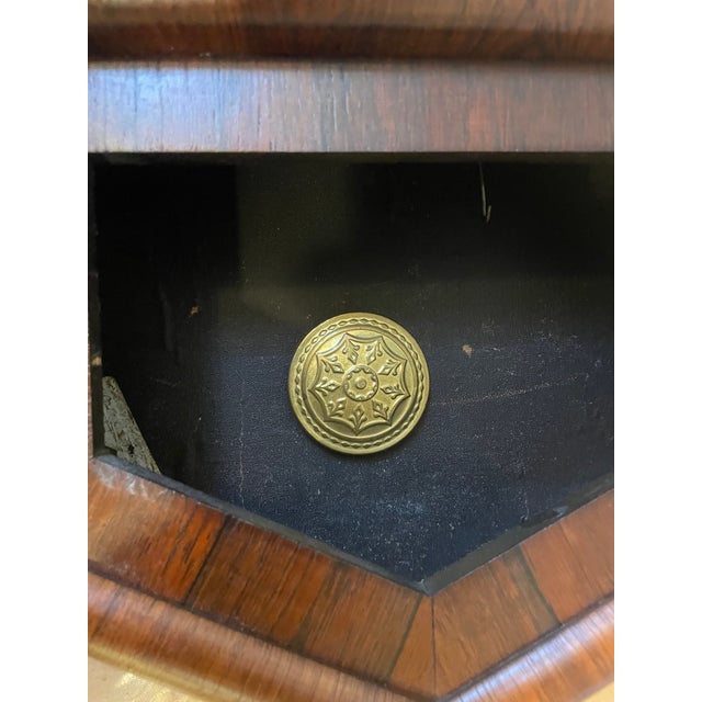 Rare Antique Regulator Wall Clock r.a. Patterson Co. "Lucky Strike Tobacco" For Sale - Image 4 of 5