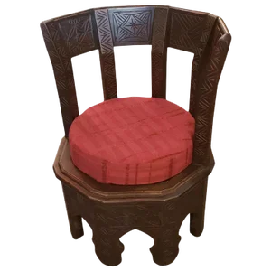Moroccan Handmade Cedar Wooden King Chair