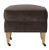 Contemporary Alcott Ottoman, Chocolate Velvet For Sale - Image 3 of 8