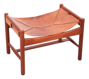 Mid-Century Scandinavian Modern Ottoman attributed to Kurt Olsen, 1960s