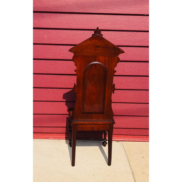 Brown Antique German Gentleman’s Chair For Sale - Image 8 of 10