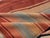 Vintage Turkish Kilim Runner With Coral, Tan, and Sky Blue Stripes For Sale - Image 11 of 12