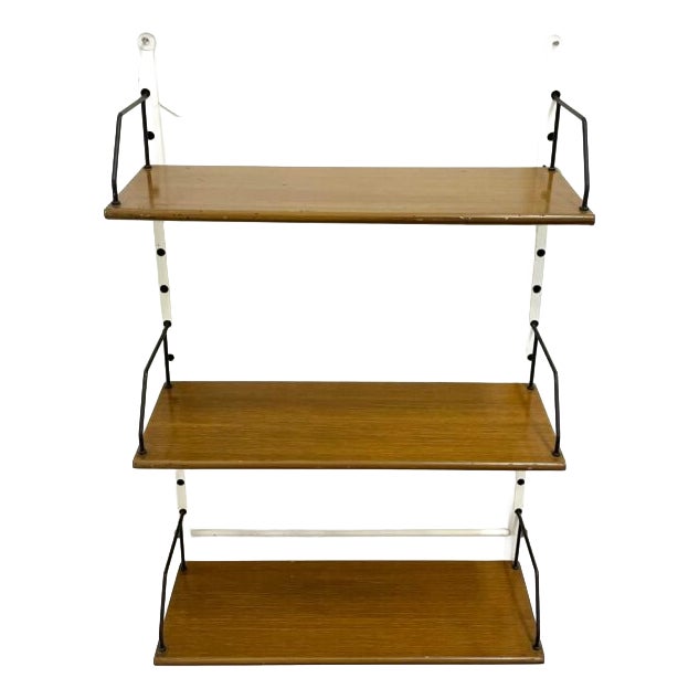 Three Modular Wall Bookcases, 1960s, Set of 3 For Sale