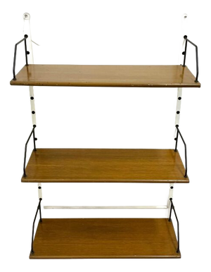 Three Modular Wall Bookcases, 1960s, Set of 3