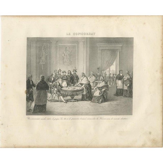 Madou, The Concordat, the First Consul and Prelates, 1827, Lithograph For Sale - Image 3 of 9