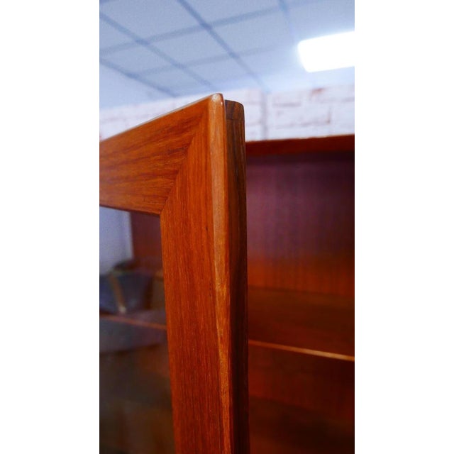 Wood Danish Teak Sideboard with Showcase by Christian Linneberg for Odder, Denmark For Sale - Image 7 of 17