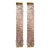 Luxury Gold Wall Sconces With Pink-Ametista "Graniglia" Murano Glass --Set of Two For Sale