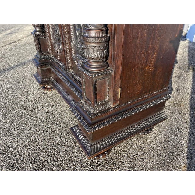 Renaissance Oak Cabinet, 1870s For Sale - Image 17 of 18
