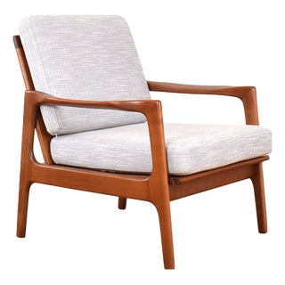 Mid-Century Modern Lounge Chair from Illum Wikkelsø, 1960s For Sale