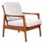 Mid-Century Modern Lounge Chair from Illum Wikkelsø, 1960s For Sale