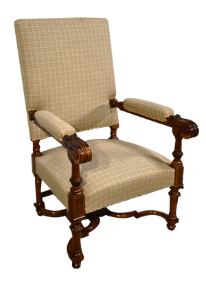 Mid-19th Century Louis XVI Style Walnut Chair