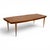 Wood Young Manufacturing Vintage Mid Century Modern Walnut Dining Table and 2 Leafs C. 1960s For Sale - Image 7 of 8