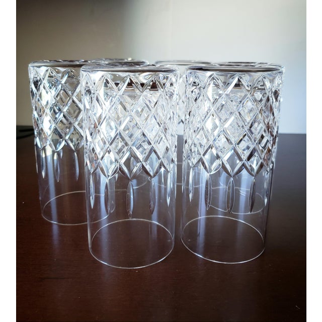 Vintage Mikasa Highball Crystal Cocktail Glasses - Set of 6 For Sale - Image 9 of 10