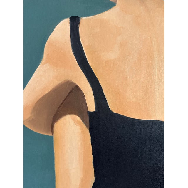 "Serenity" Modern Original Oil Painting, by Jennifer Hohlfelder For Sale - Image 4 of 9