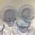 Lavender Lafayette Wisteria Glass Cups and Saucers by Fostoria - Set of 9 For Sale - Image 8 of 11