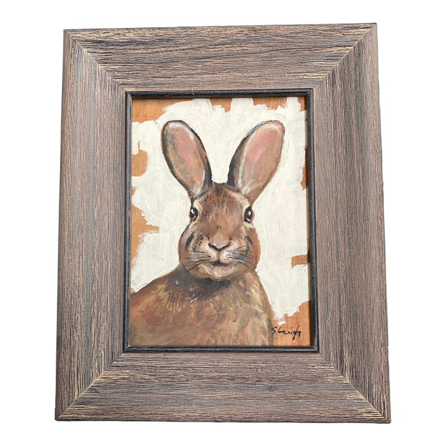 Contemporary Original Stephen Heigh “Wild Rabbit Study 7” Framed For Sale