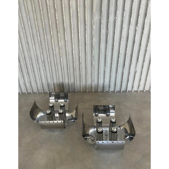 Chrome Table Lamps from Goffredo Reggiani, Set of 2 For Sale - Image 10 of 14