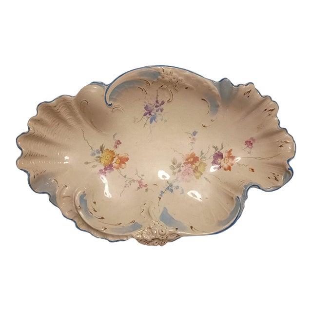 Pristine Rare Antique Royal Bonn Germany Porcelain Bowl - Mint Gold Gilt - No Chips/Cracks. For Sale