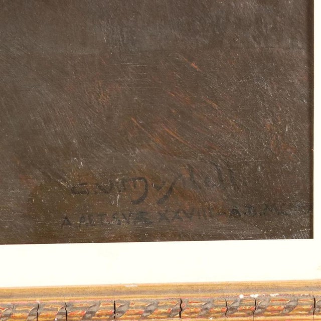 Giulio Vito Musitelli, Self-Portrait, 1929, Oil on Panel For Sale - Image 6 of 10