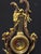 19th Century 1840-1860 French Bronze Lyre Clock Louis XVI Style, Bronze/Marble For Sale - Image 5 of 18