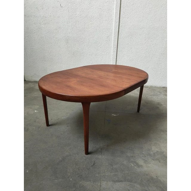 Mid-Century Teak Extendabe Table and Chairs from Moller, Denmark, Set of 5 For Sale - Image 18 of 18