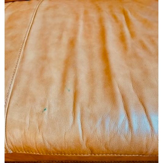 Chateau d'Ax Italian Leather 3 Seater Sofa Y2k For Sale - Image 9 of 18