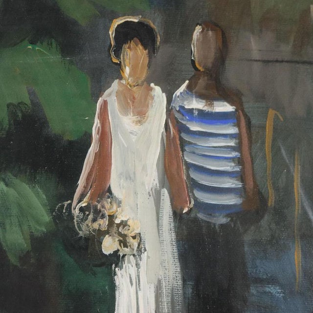 Eliano Fantuzzi, Figurative Composition, Oil Painting on Canvas, Framed For Sale - Image 4 of 11