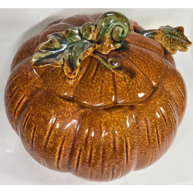 Pumpkin Tureen and Ladle- Set of Two For Sale - Image 16 of 16