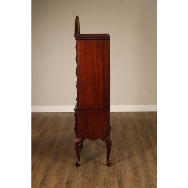 Queen Anne Style Mahogany Highboy Chest For Sale - Image 16 of 18