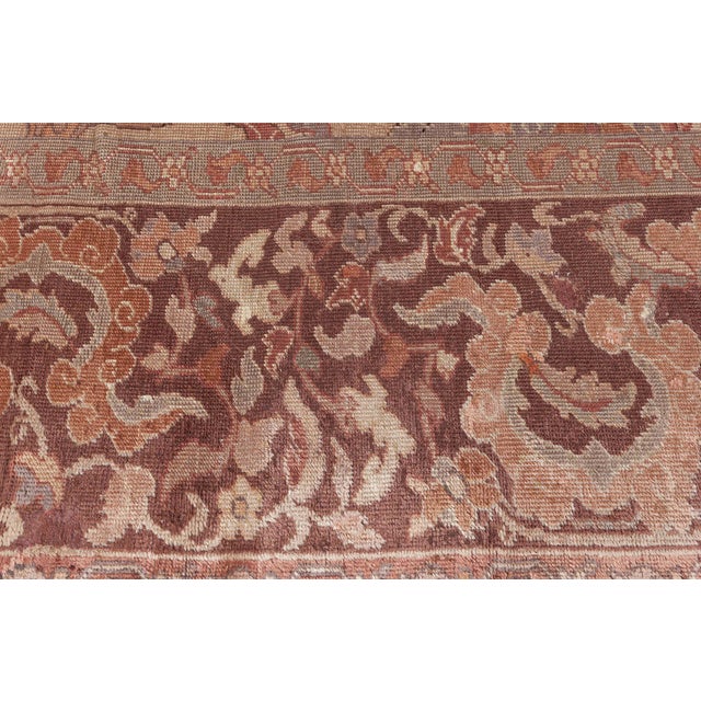 Antique Turkish Hereke Medallion Rug For Sale In New York - Image 6 of 10
