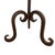 Brown Mid 20th Century Wrought Iron Rustic Scrolled Candle Holders - A Pair For Sale - Image 8 of 8