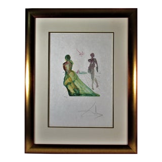 Salvador Dalí­ "La Deese De Cythere" From The Suite "L'Art D'Aimer D'Ovide" 1976 Reproduction Print For Sale