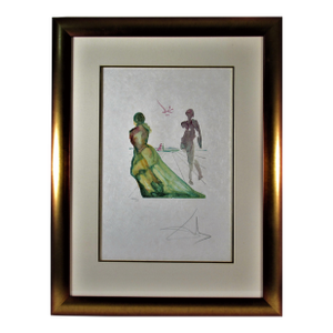 Salvador Dalí­ "La Deese De Cythere" From The Suite "L'Art D'Aimer D'Ovide" 1976 Reproduction Print