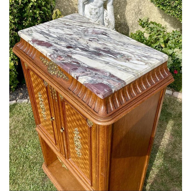 Louis XVI Style Cabinet from Maison Haentges For Sale - Image 9 of 12
