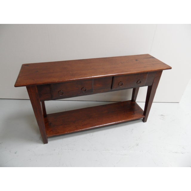 Antique Spanish Sidetable with Two Drawers, 1890s, in Very Good conditions. Designed 1890 to 1919