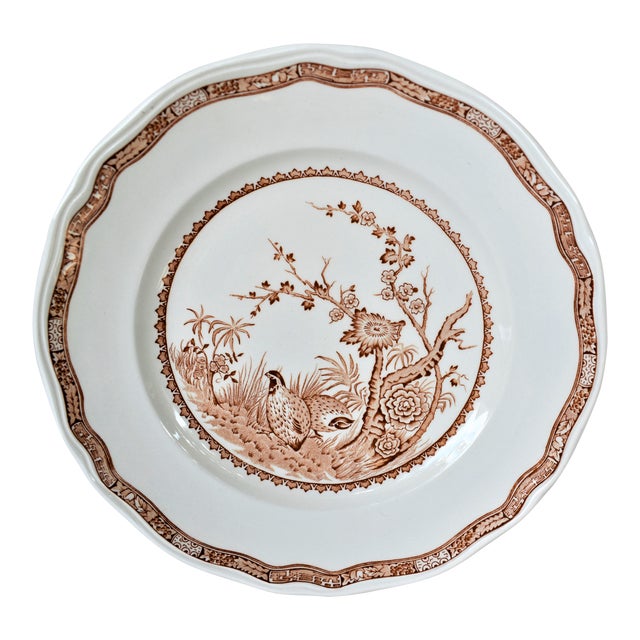 1930s Furnivals Quail Plate For Sale
