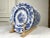 Set of 6 Vintage Laveno Blue Onion Plates, Sci Italy Earthenware (21cm) For Sale - Image 4 of 18