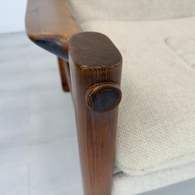 Danish Pine Three-Seater Sofa 1960s For Sale - Image 12 of 13