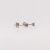 2020s Aquamarine Martini Solitaire Stud Earrings in Solid 14k Gold Round - 2 Pieces For Sale - Image 5 of 7