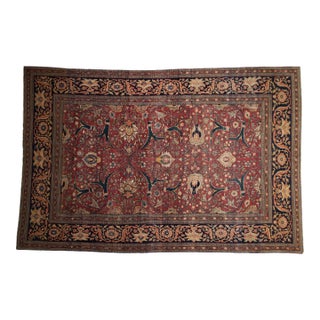 Antique Fine Tabriz Carpet - 6'10" x 10'5" For Sale