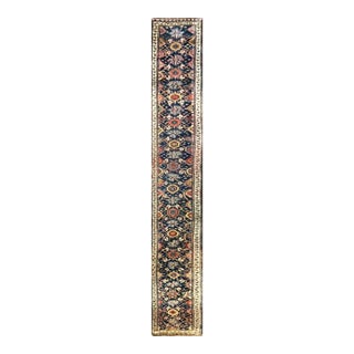 Early 20th Century Antique Northwest, Persian Kurdish/Bijar Runner 2'5" X 19'7" For Sale