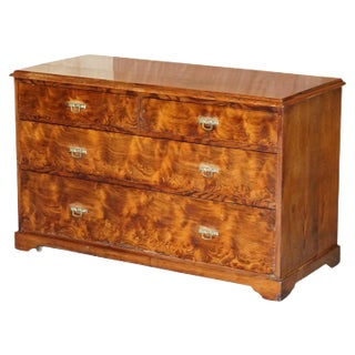 Pitch Pine Chest of Drawers, 1880s For Sale