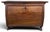Antique Walnut and Oak Bombé Front Chest For Sale - Image 4 of 13